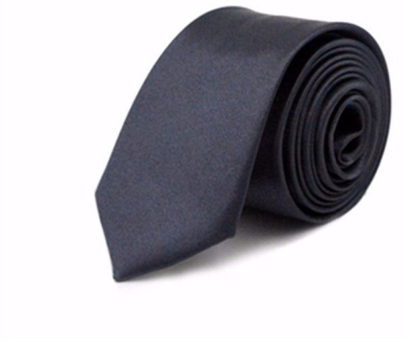 Men's Business Polyester Solid Color Tie - 이미지 6