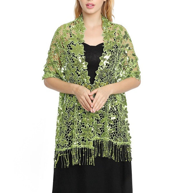 Women's Elegant Sun Protection Sleeveless Lace Wedding Wraps For Wedding Summer - 이미지 12