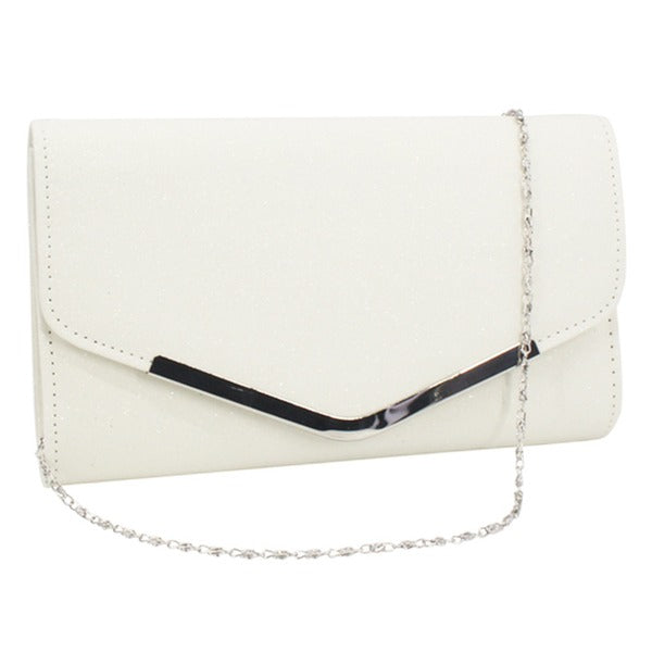 Glitter Envelope Metal Edge Clutch Bags - Image 2