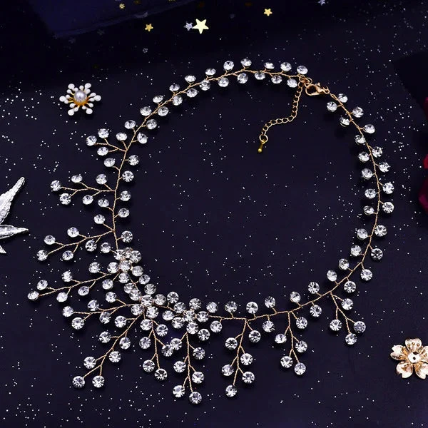 Luxurious Rhinestone Princess Necklaces - 画像 (2)