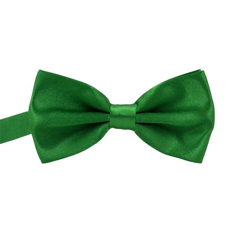 Men's Solid Colored Bow Tie Fashion Party Wedding Formal Evening - Image 12