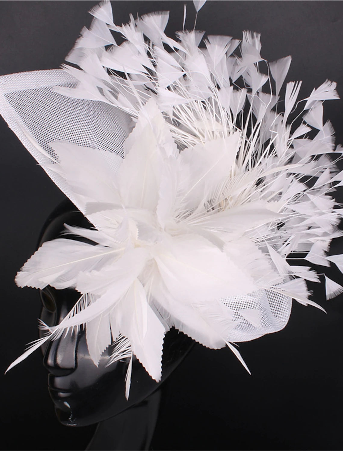 Classical Wedding Party Horse Race Ladies Day Retro Feather Hatwear/Fascinator - Image 19