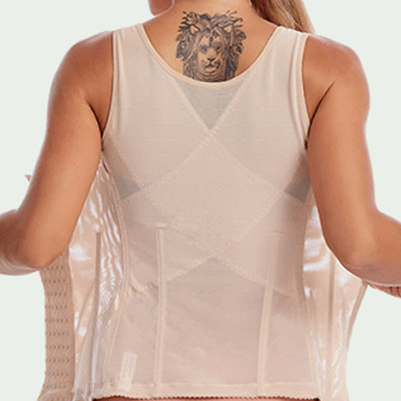 Yoga Corset Women's Hook & Eye Waist Trainer Corset Shapewear - 이미지 2