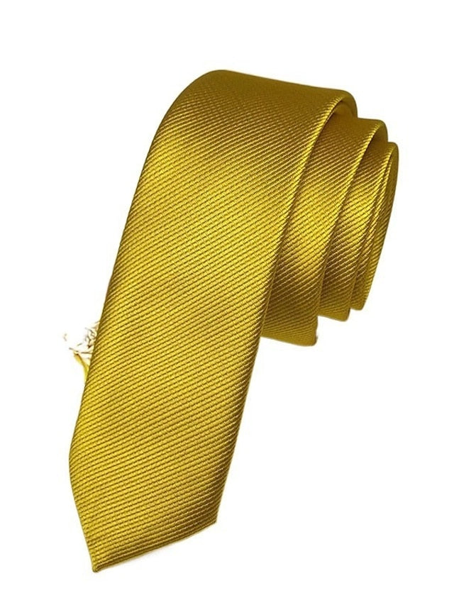 Men's Solid Colored Classic Tie - 이미지 5