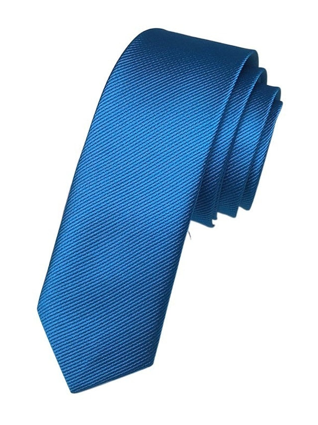 Men's Solid Colored Classic Tie - 이미지 8