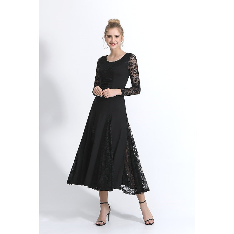 Women's Dance Long Sleeve Dress Training Performance Daily Wear - 이미지 10