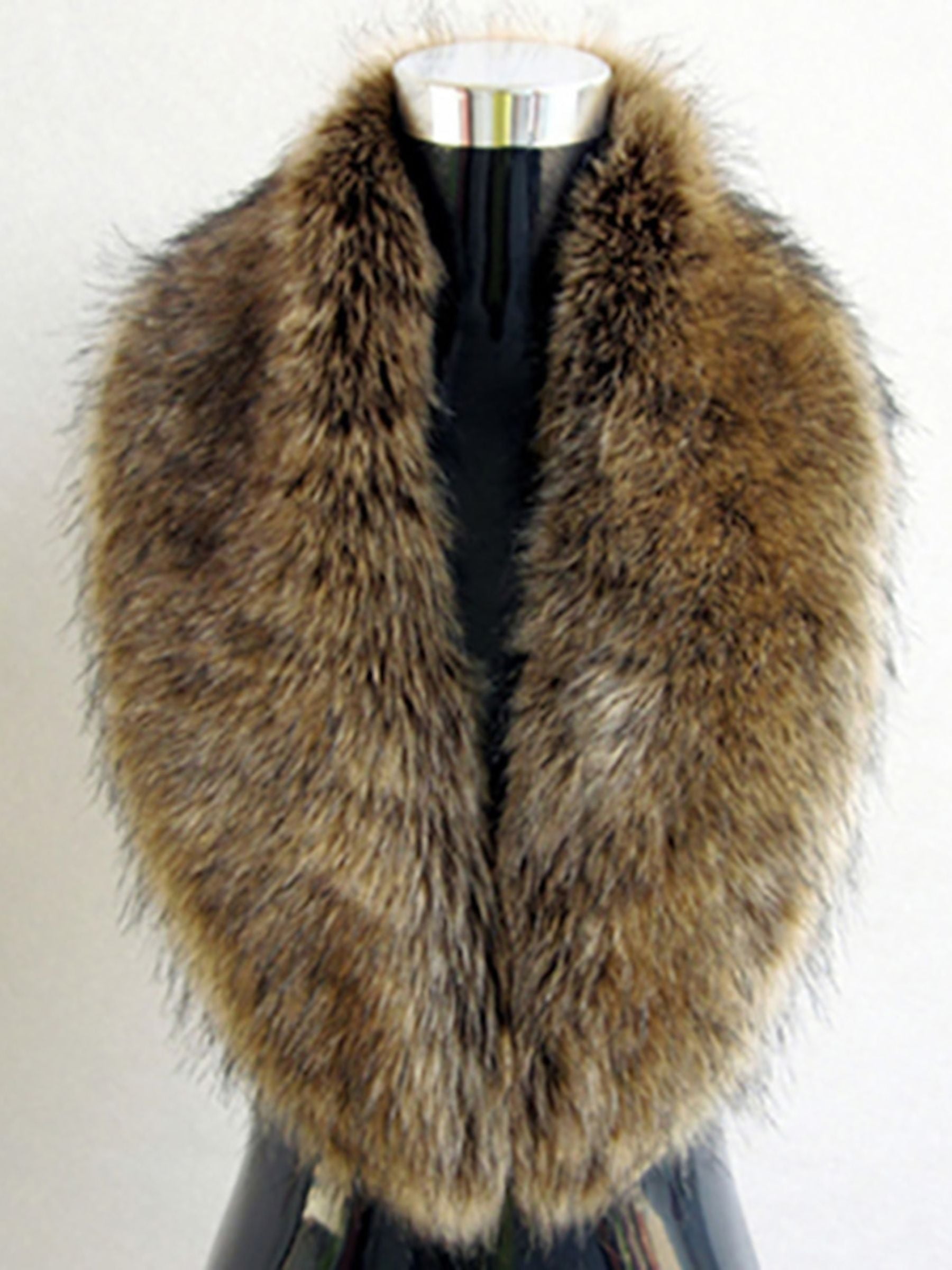 Women's Black Daily Luxury Elegant Faux Fur Soft Wedding Shawl - 이미지 9