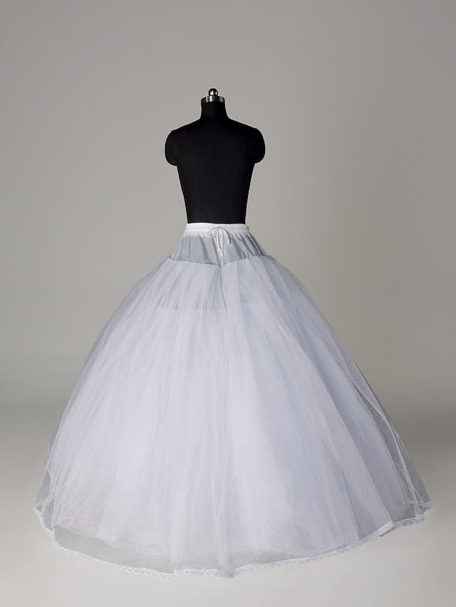 Wedding / Special Occasion Tulle Floor-length Ball Gown Petticoats - 画像 (2)