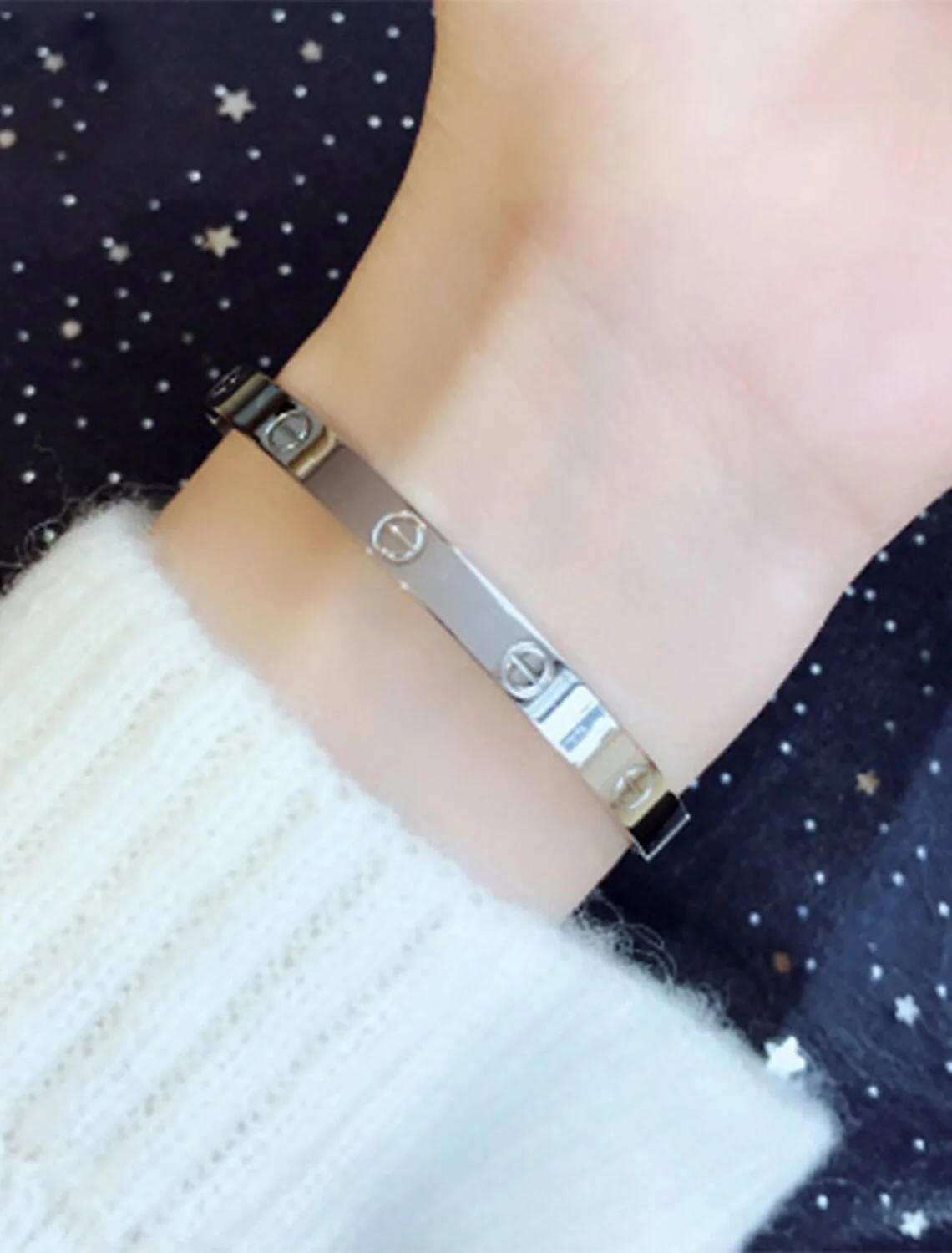 Ladies' Classic Stainless Steel Bracelet Women's Bracelet - 이미지 10