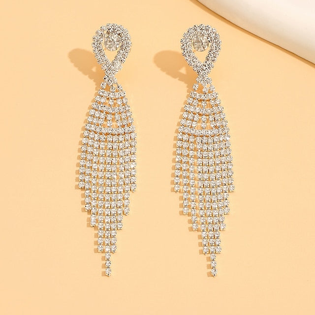 Luxury Elegant Wedding Party Holiday Earrings - 画像 (2)