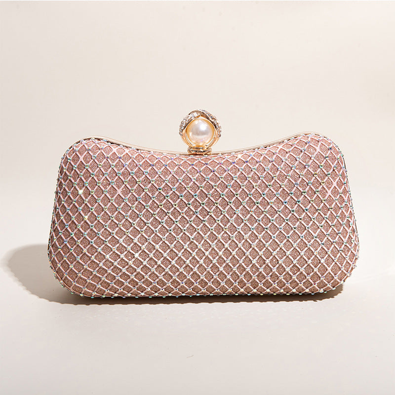 Imitation Diamond One-Shoulder Cross-Body Clutch Bags - 이미지 2